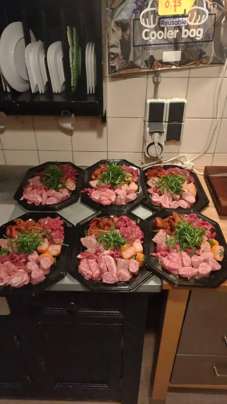 assortiment op schalen